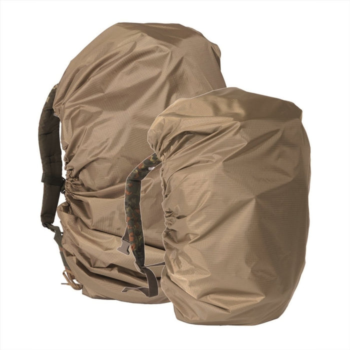 MIL-TEC Rugzakhoes Verstelbare regenhoes met polyurethaancoating voor 80L Coyote - GoMilitar