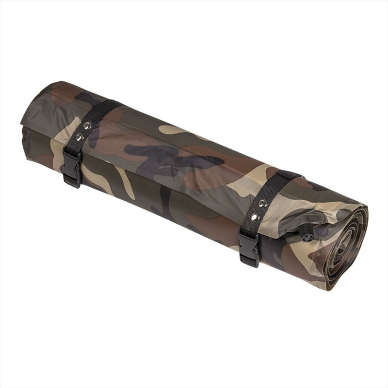 Mil-Tec Sleeping Pad 185 cm auto-gonflable Matex Camouflage des boisés