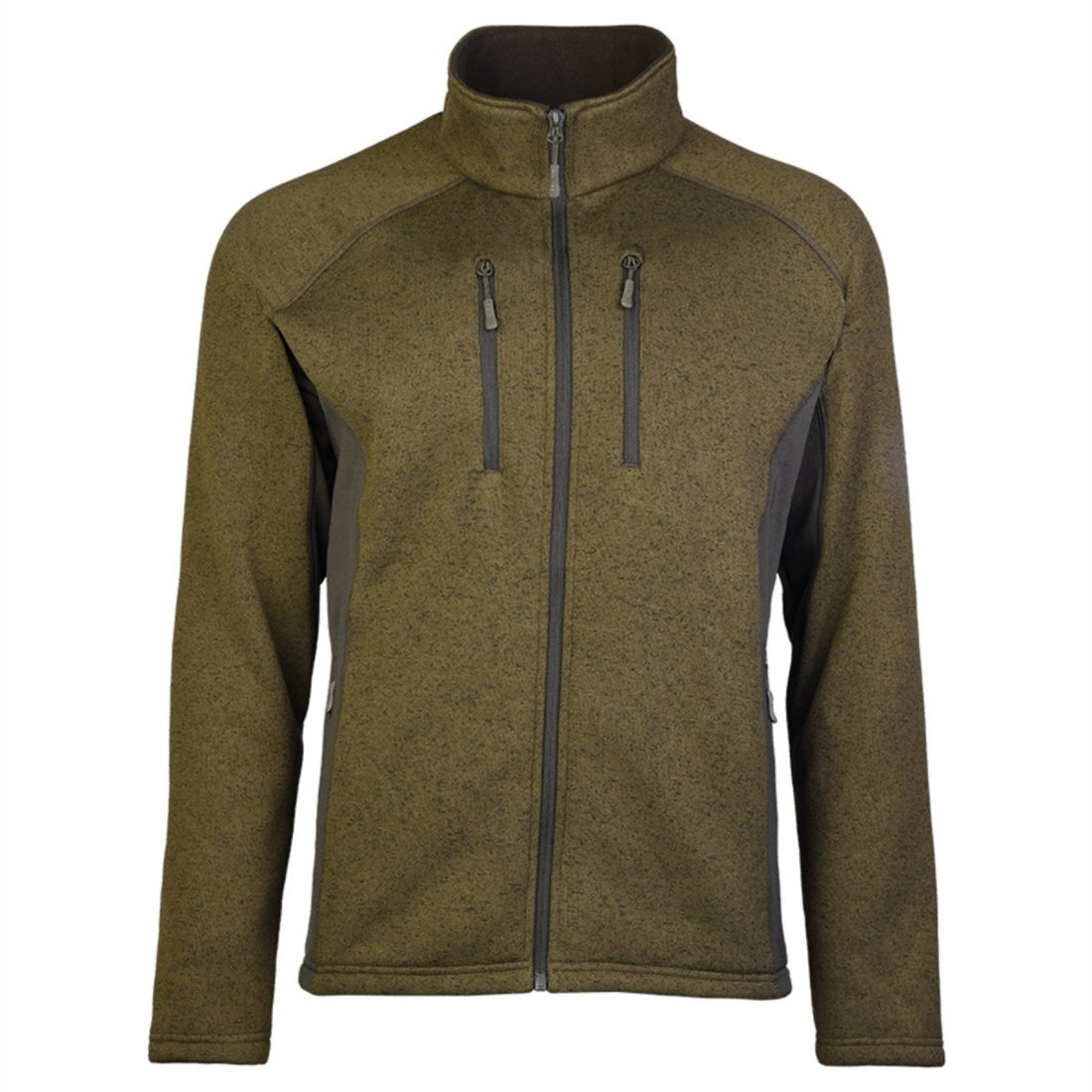 Mil-Tec Structure Veste polaire chaude tactique extérieure poches zippées Olive
