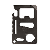 MIL-TEC Survival Tool RVS Outdoor Multi Tool Pouch Inclusief Zwart