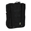 Pochette de ceinture tactique MIL-TEC avec fixation Molle et fermeture à glissière, sac utilitaire noir