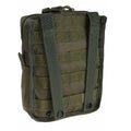 Pochette de ceinture tactique MIL-TEC avec fermeture à glissière et fixation Molle, sac utilitaire olive