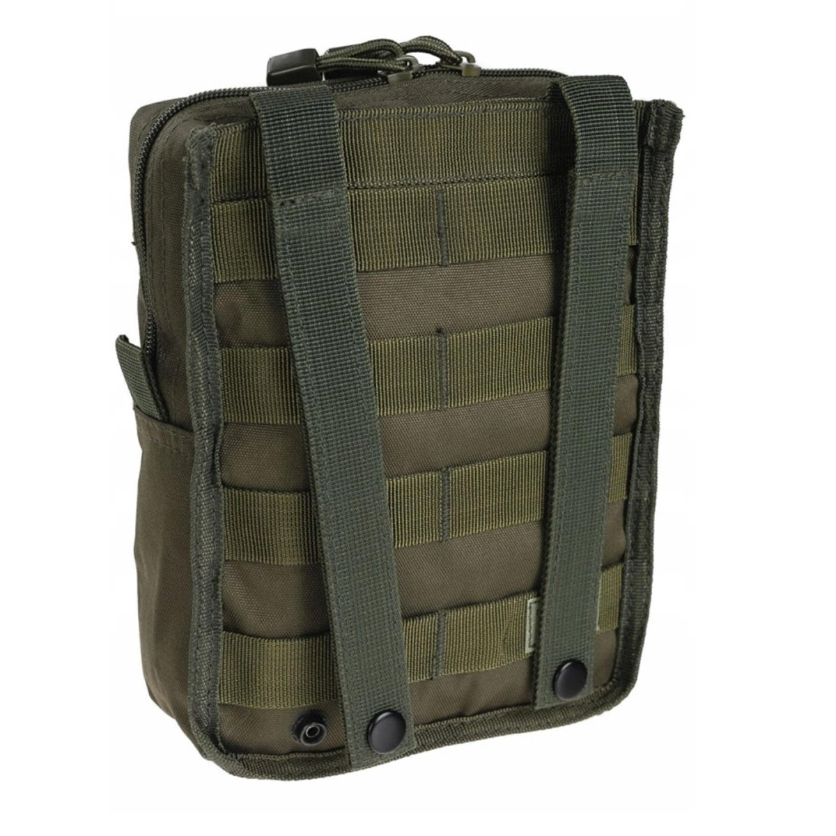 Pochette de ceinture tactique MIL-TEC avec fermeture à glissière et fixation Molle, sac utilitaire olive