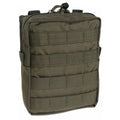 Pochette de ceinture tactique MIL-TEC avec fermeture à glissière et fixation Molle, sac utilitaire olive