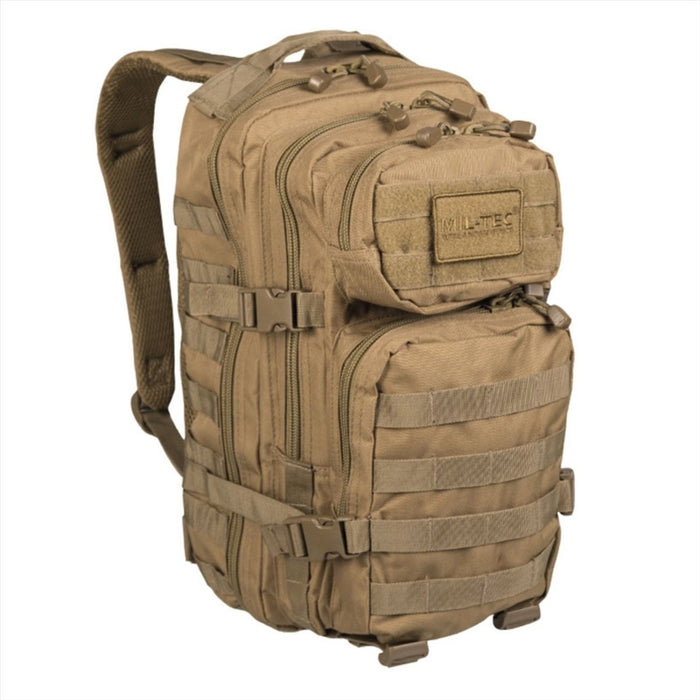 MIL-TEC US ASSAULT 20L-rugzak Ergonomisch gevoerde schouderbanden Coyote - GoMilitar
