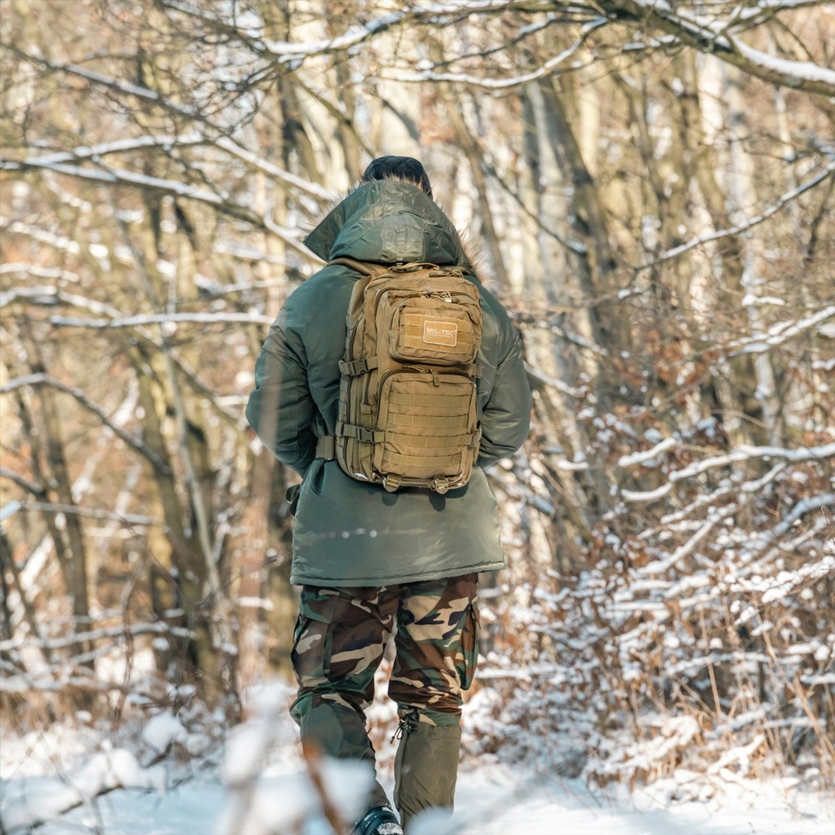 Mil-Tec US Assault Tactical Backpack 36L Ergonomic Formed Padided épaules