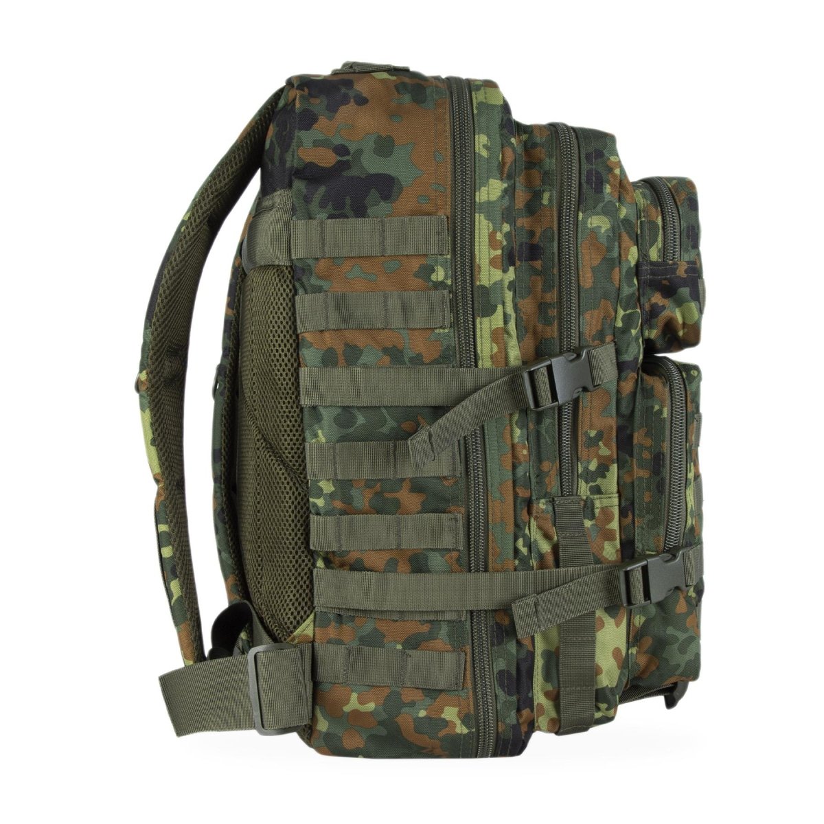 Mil-Tec U.S. Assault Trekking Rucksack Grote 36l Backpack Flecktarn Daypack Bag