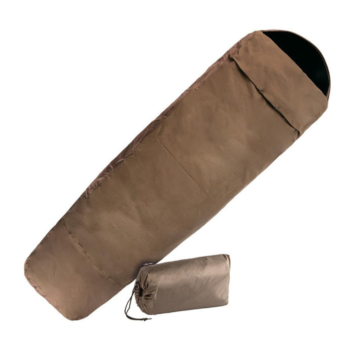 MIL-TEC Waterproof Breathable Sleeping Bag 3 Layer Laminate Cover Coyote - GoMilitar