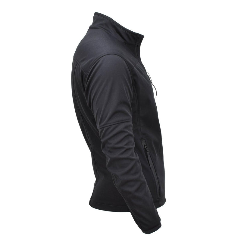 Military style windstopper jacket windproof gore - tex membrane waterproof black - GoMilitar