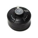 Black Modern Filter CF F3 40mm cartridge canister for gasmask protection, designed for NBC scenarios, collectible item
