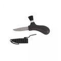 Couteau à cueillir les champignons MORAKNIV lame fixe en acier inoxydable recyclé brosse Noir