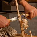 Morakniv houten splitsen Zweeds mes 220 houtsnijwerkberkberkhout handgrepen