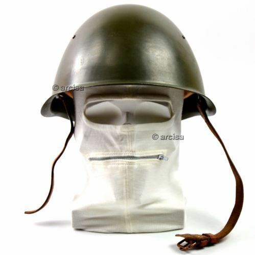 NIEUW Italië Italiaans leger wit gezichtsmasker bivakmuts masker met twee gaten en ritssluiting - GoMilitar