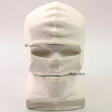New Italië Italiaans leger Wit Face Mask Balaclava Two Hole Mask met zip