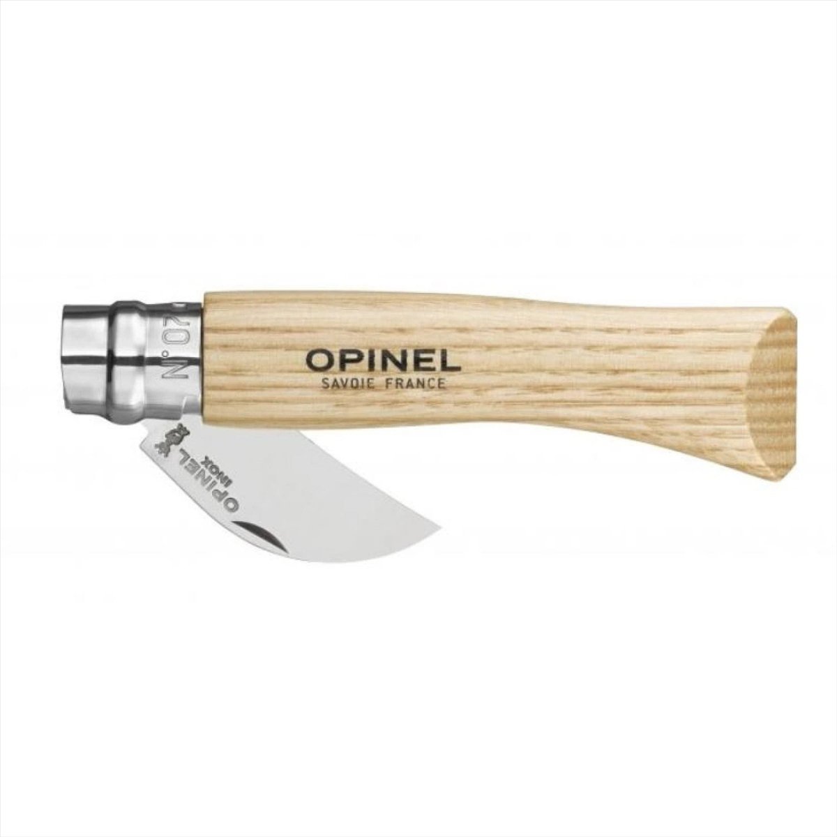 Couteau de poche pliant Opinel N°07 Châtaigne Ail Lame 12C27 Manche Noyer