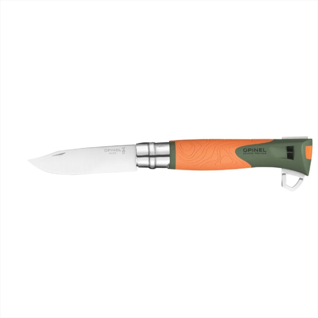Opinel N°12 Explore Opvouwbaar zakmes van 10 cm, 12C27 roestvrijstalen mes
