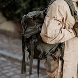 Originele Oostenrijk militaire tactische rugzak afneembare bovenklep 25l od green