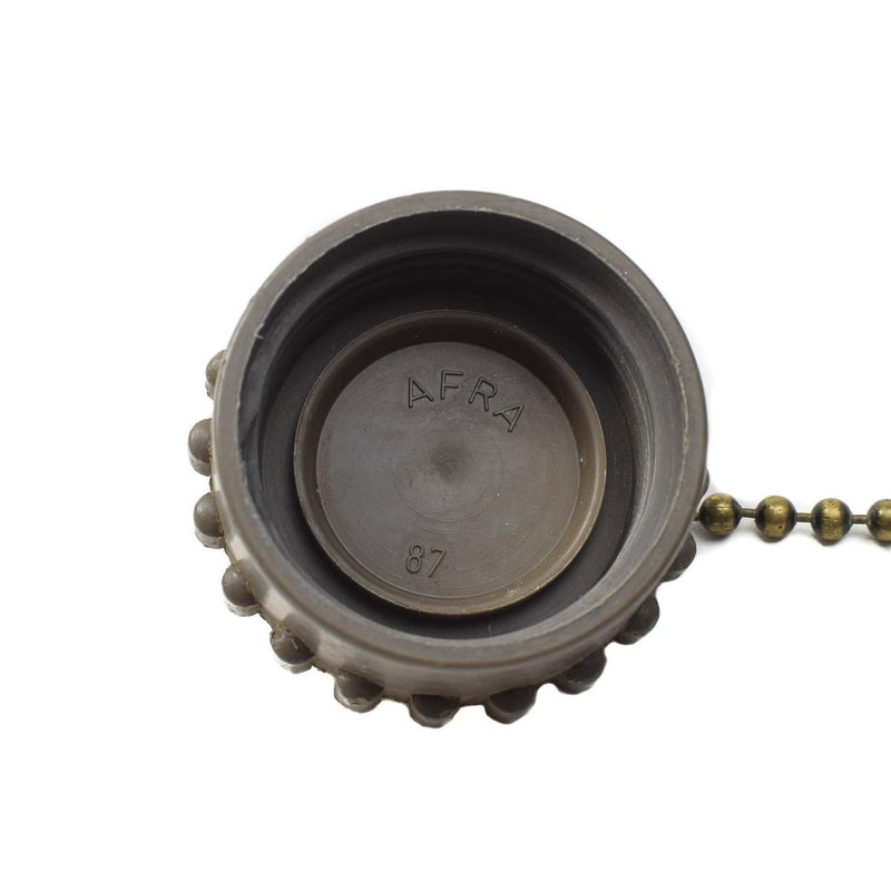 Gourde de l'armée autrichienne originale en aluminium avec couvercle à vis en plastique pour surplus militaire