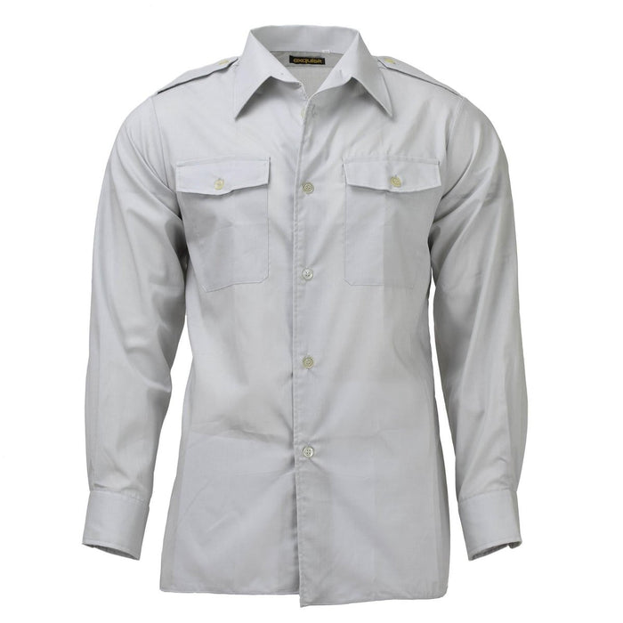 Chemises classiques originales de l'armée autrichienne, uniforme léger gris à manches longues NOUVEAU - GoMilitar