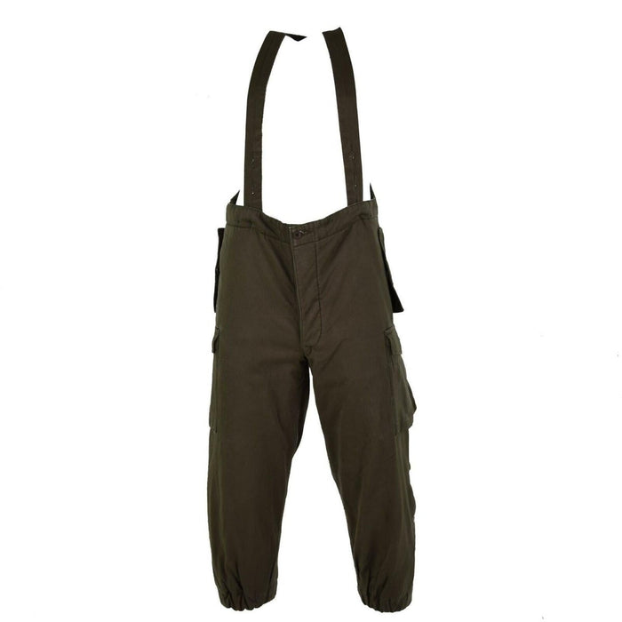 Originele Oostenrijkse legergevechtsbroek militair olijfgroen OD overall met bretels NIEUW - GoMilitar
