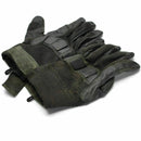 Original Austrian Army tactical leather Nomex gloves with reinforced palms and knuckles for combat protection