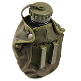 Origineel Oostenrijkse leger drink fles fles fles militaire kantine pot zakje