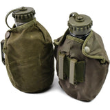 Origineel Oostenrijkse leger drink fles fles fles militaire kantine pot zakje