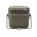 Original Austrian military mess kit with handle, showing wear, ideal for camping and outdoor cooking.