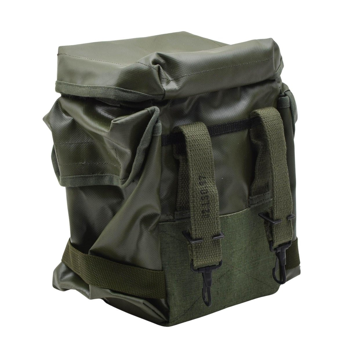 Ensemble de masques à gaz Drager militaires autrichiens originaux, olive de collection militaire