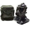 Ensemble de masques à gaz Drager militaires autrichiens originaux, olive de collection militaire