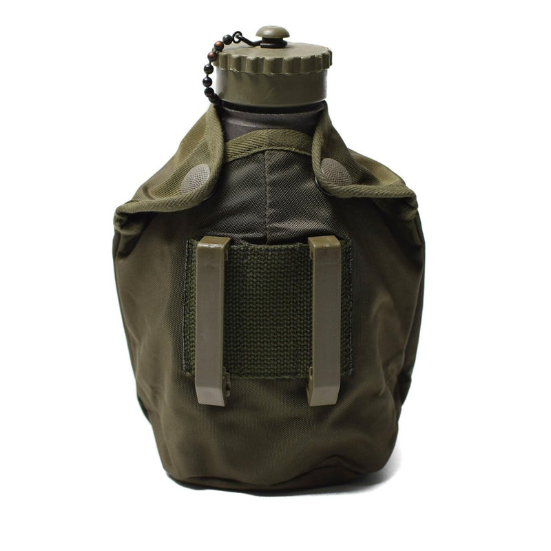 Original Austrian Military Field Troops Canteen Alice Clips Pouch Olive - GoMilitar