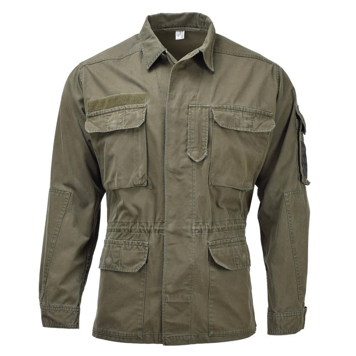 Originele Oostenrijkse militaire jas Olive Field Combat Forces Troepen leger buiten - GoMilitar