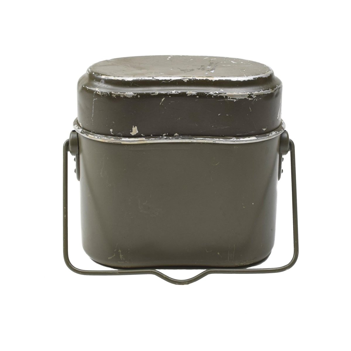 Ensemble de cuisine de camping et de randonnée en aluminium d'origine autrichienne militaire