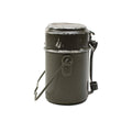 Ensemble de cuisine de camping et de randonnée en aluminium d'origine autrichienne militaire