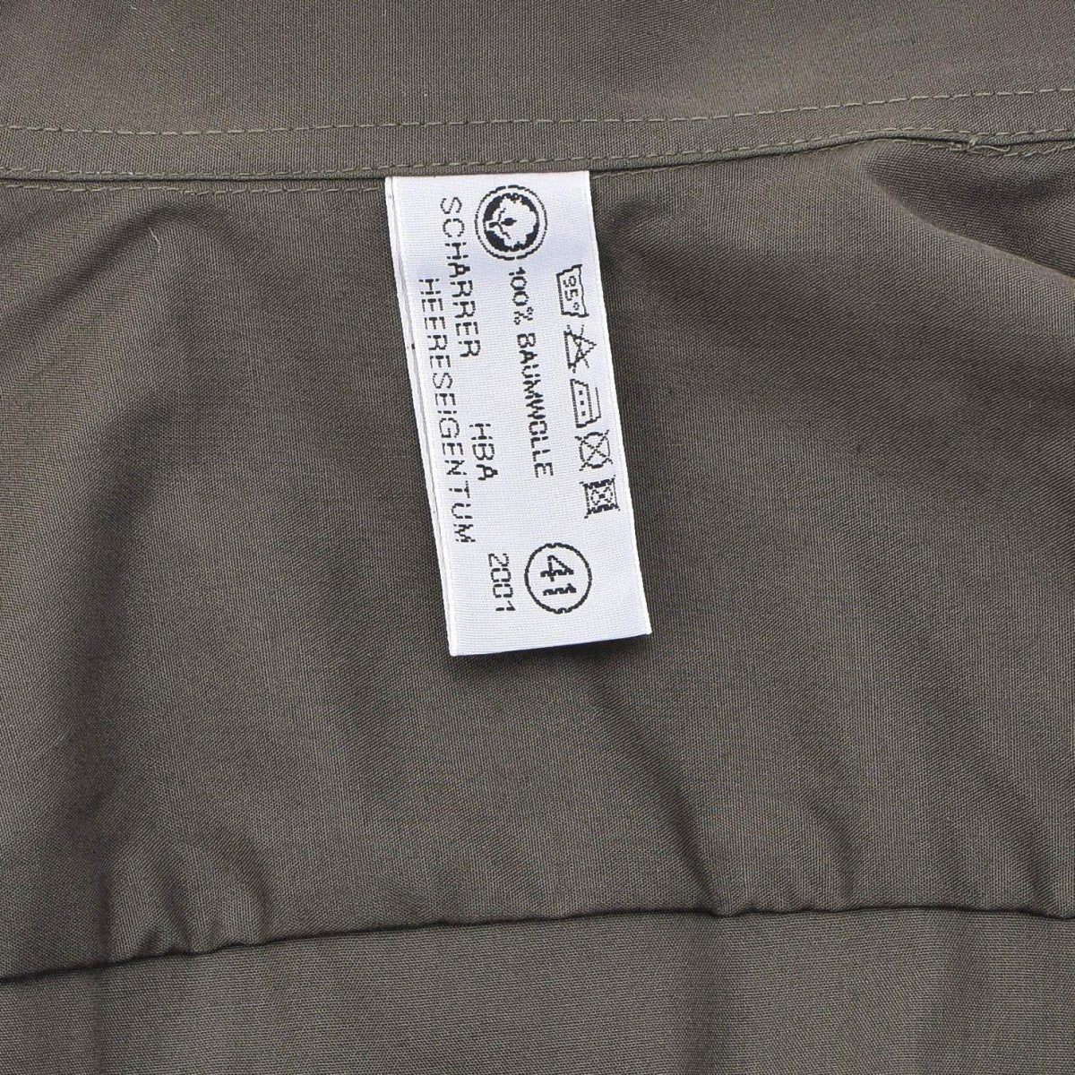Originele Oostenrijkse militaire olijfvelddienst shirts federale lichtgewicht nieuw