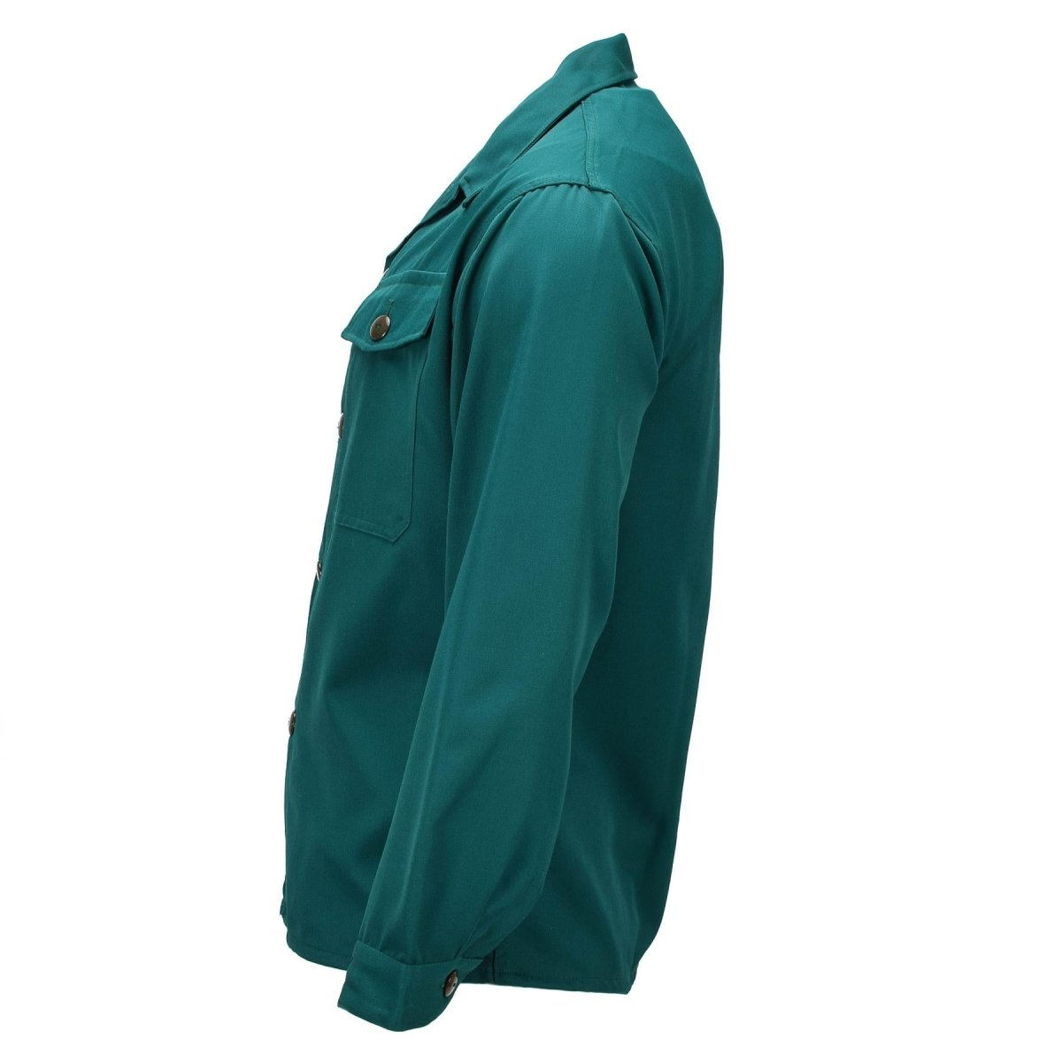 Chemise de campagne militaire autrichienne originale de type 75, vêtements de travail à manches longues, vert