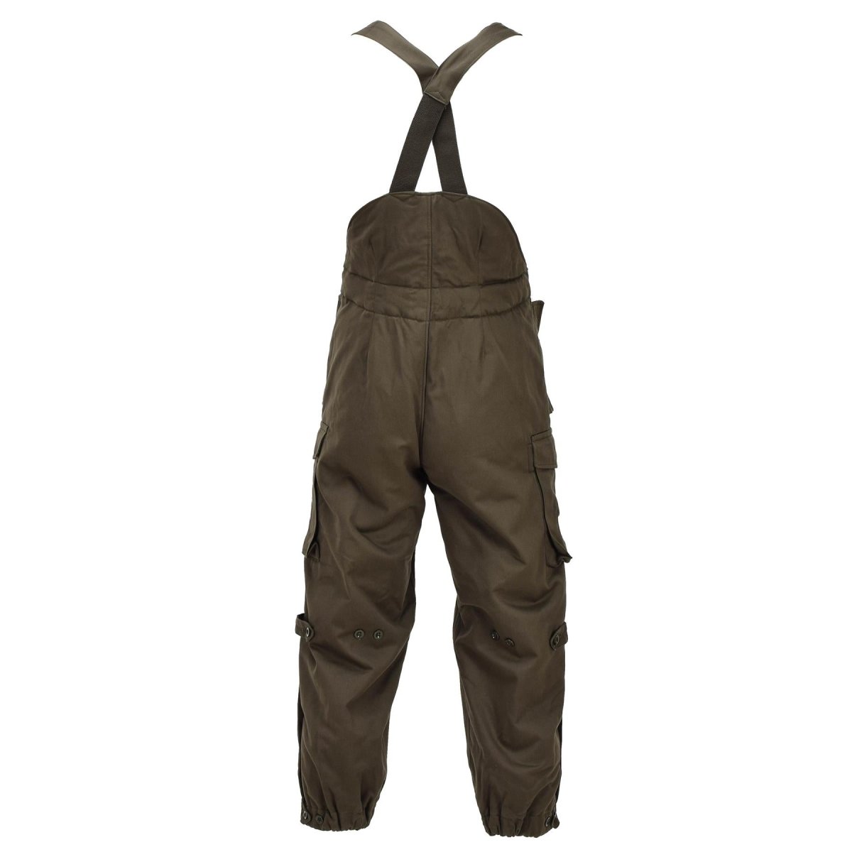 Pantalon d'hiver militaire autrichien original isolé hydrofuge olive