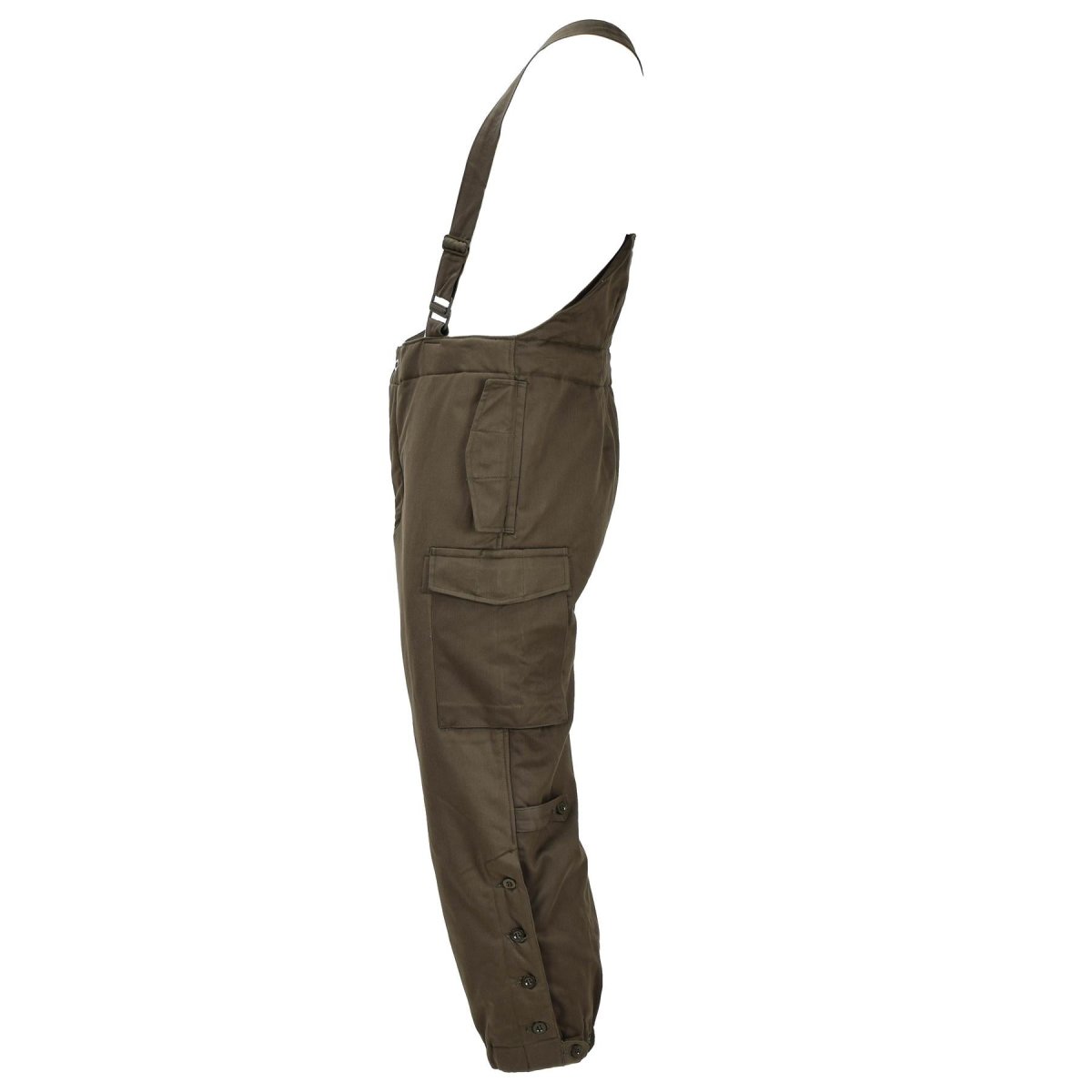 Pantalon d'hiver militaire autrichien original isolé hydrofuge olive