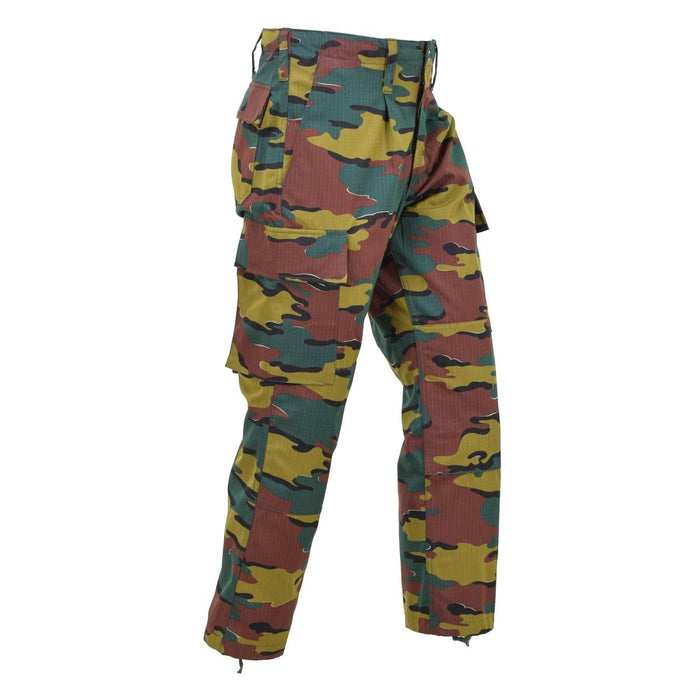 Pantalon de combat de campagne original de l'armée belge Pantalon de camouflage Ripstop Jigsaw NOUVEAU - GoMilitar