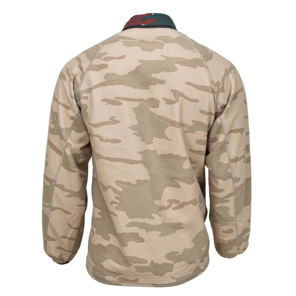 Veste polaire originale de l'armée belge réversible coupe-vent BDU jigsaw jumper