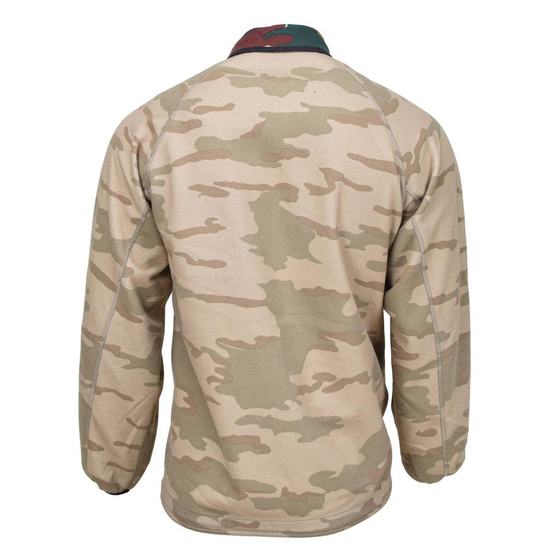 Originele Belgische leger fleece jas omkeerbare windstopper bdu jigsaw jumper