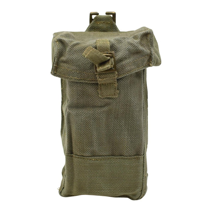 Original Belgique Militaire Durable Toile matériel petit Magazine Pouch sac Olive - GoMilitar