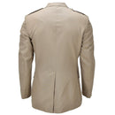 Original Belgium Military Formal Jacket Metal Buttons Shoulder Epaulettes Khaki - GoMilitar