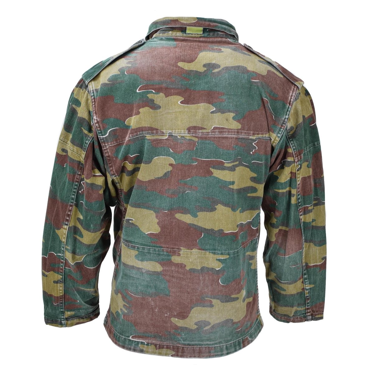 Veste de camouflage originale belge militaire M56 puzzle troupes de combat sur le terrain armée