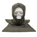 Origineel België militair warme olijfbalaclava hoofddekweer wol rib gebreide nieuw