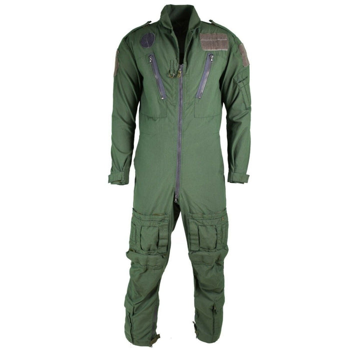 Combinaison originale en aramide British Army Aircrew MK15 RAF en vert sauge avec poches zippées et caractéristiques réglables