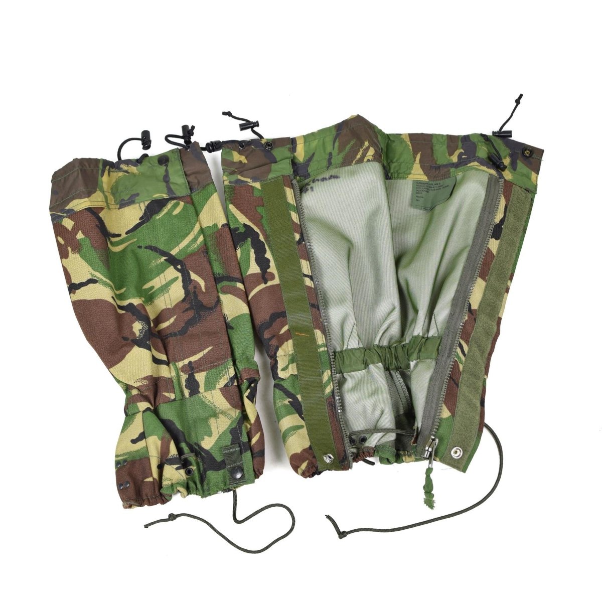 Originele Britse leger DPM Camouflage Baiters Waterdichte standartgrootte