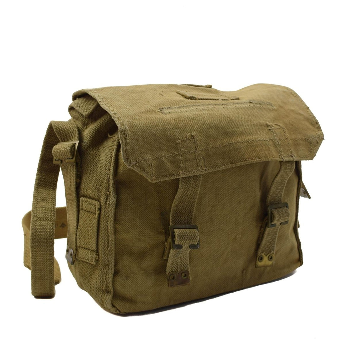 Originele Britse leger M37 schoudertas Canvas Field Haversack Pack kaki