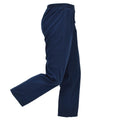 Originele Britse legermedicijnbroek, geplooide elastische taille aan de voorkant, marineblauw