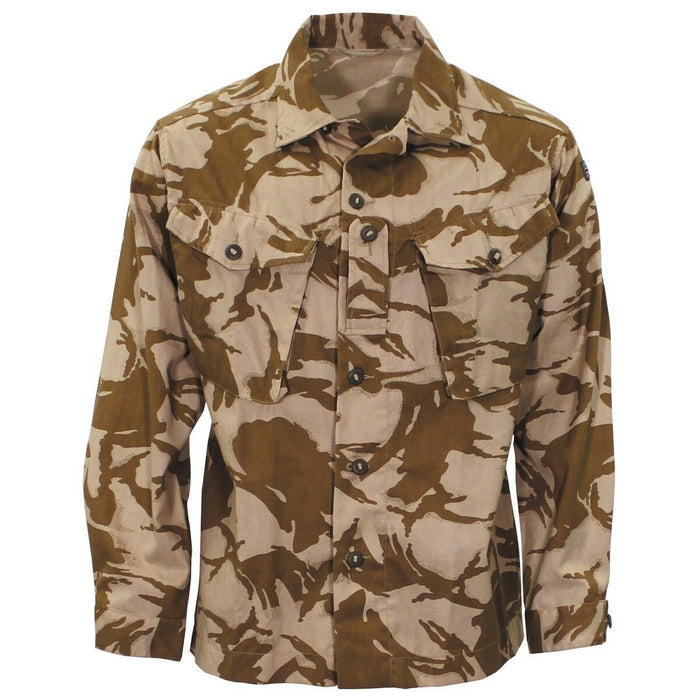 Origineel Brits leger militair gevecht Desert field jack shirt lichtgewicht NIEUW - GoMilitar
